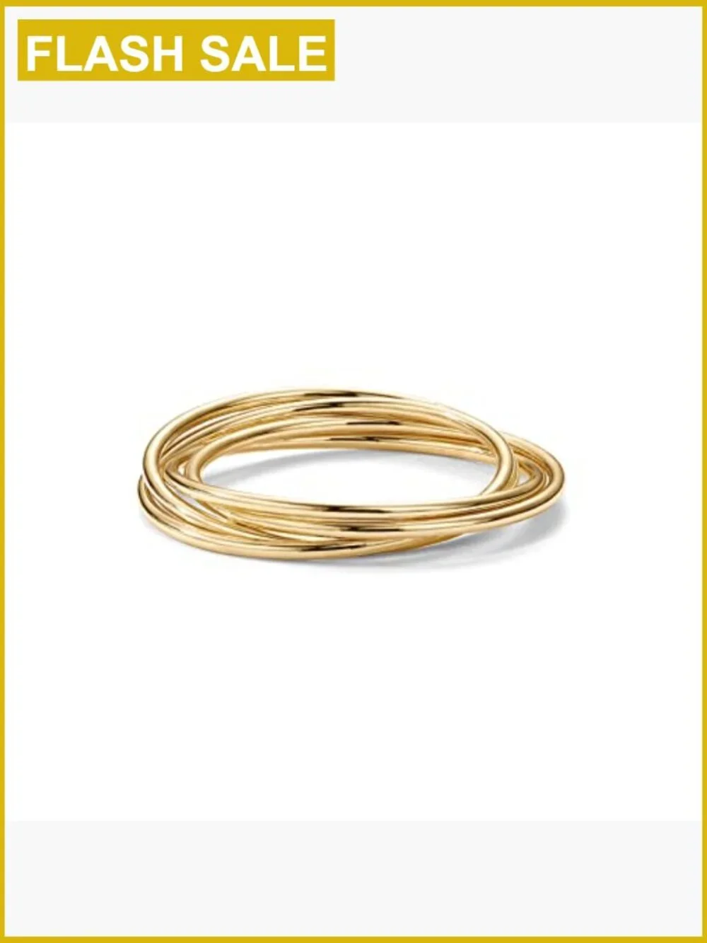 Interlocked Rolling Fidget Ring - Stacking Band - Hypoallergenic